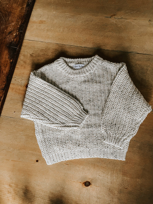 Beige Knitted Sweater